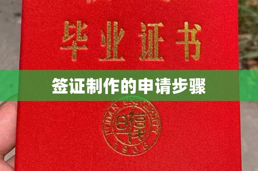 藁城签证制作的申请步骤