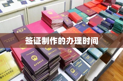 藁城签证制作的办理时间