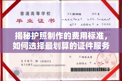藁城揭秘护照制作的费用标准，如何选择最划算的证件服务？