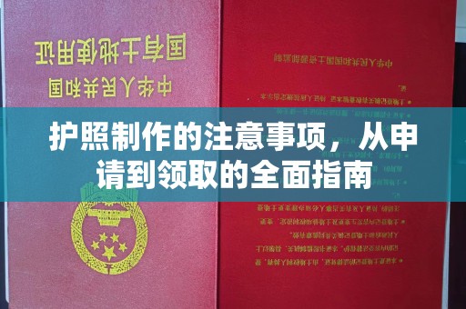 藁城护照制作的注意事项，从申请到领取的全面指南