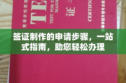 藁城签证制作的申请步骤，一站式指南，助您轻松办理